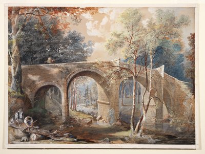 Puunhakkaajat Fingle Bridgeltä, Dartmoor tekijältä John Gendall