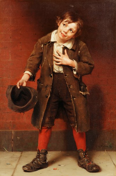 Kerjäläispoika, n. 1885-1887 tekijältä John George Brown