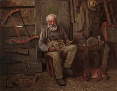 Veneenrakentaja, c. 1904. tekijältä John George Brown
