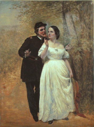 Seikkailu (öljy kankaalle) tekijältä John George Brown