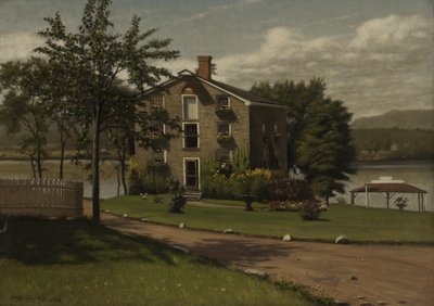 Kivitalo, Larrabees Point, Vermont, 1906 tekijältä John George Brown