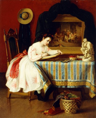 Nuori taiteilija, 1867 tekijältä John George Brown