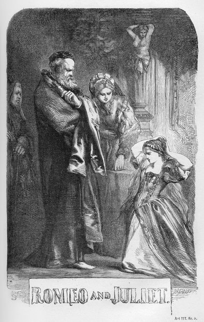 William Shakespearen Romeo ja Julia tekijältä John Gilbert