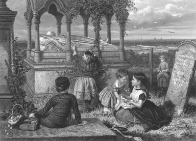 Grace Darlingin hauta, c1851-1886 tekijältä John Godfrey