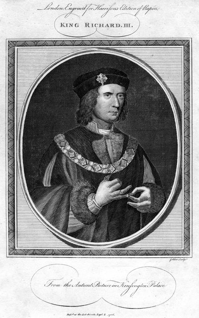 Richard III Englannista, 1786. tekijältä John Goldar