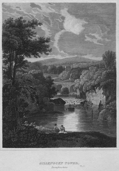 Gillknocky Tower, Dunfrieshire, 1814 tekijältä John Greig