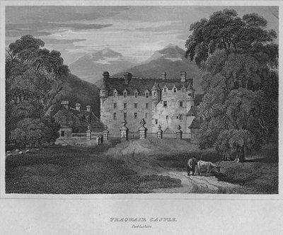 Traquair Castle, Peebleshire, 1814 tekijältä John Greig
