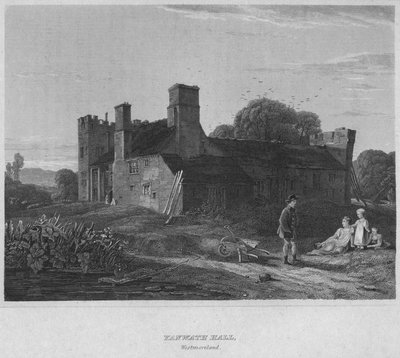 Yanwath Hall, Westmoreland, 1814 tekijältä John Greig