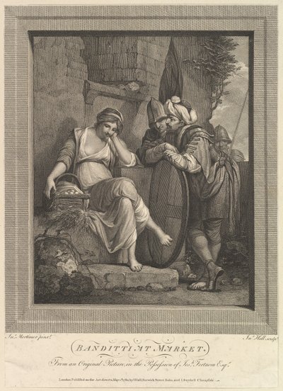 Banditti torilla 9. marraskuuta 1780. tekijältä John Hall