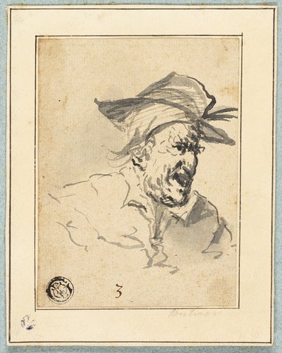Hahmon luonnos tekijältä John Hamilton Mortimer