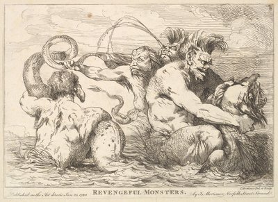 Revengeful Monsters, 25. tammikuuta 1780. tekijältä John Hamilton Mortimer