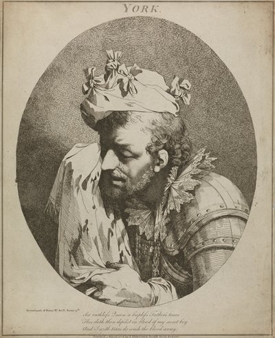 York, "Henry IV", osa II, näytös V, kohtaus IV tekijältä John Hamilton Mortimer