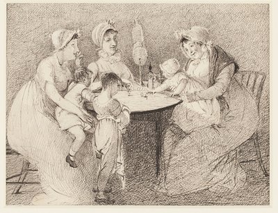 Lapsen kehräämisleikki, 1807 tekijältä John Harden