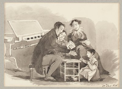 Korttipeli, 1815 (wc paperilla) tekijältä John Harden