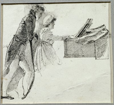 Pianolla (muste paperille) tekijältä John Harden