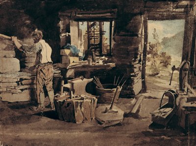 Pajan sisätilat, Ambleside (wc paperilla) tekijältä John Harden