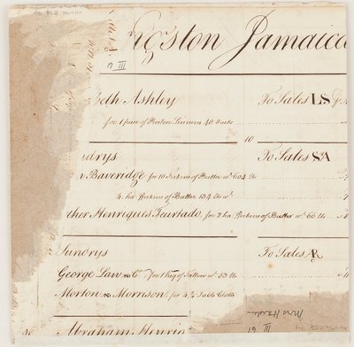 George Law -taulukko (kynä ja muste paperille) tekijältä John Harden