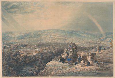 Panoraamanäkymä Sheffieldistä tekijältä John Harris