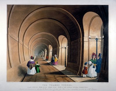 Thames Tunnel, Lontoo, 1835 tekijältä John Harris