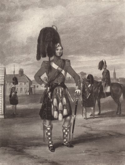 93. Sutherland Highlanders Review Order, c1820-1870, 1909 tekijältä John Harris Junior
