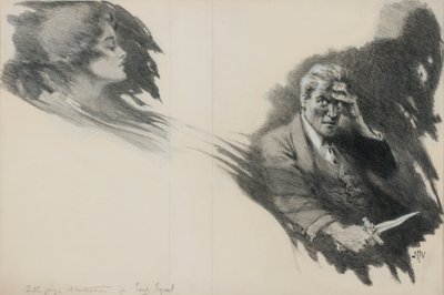 Evil Eyes (kynä ja värikynä paperilla) tekijältä John Harris Valda
