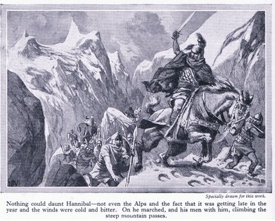 Kuinka Hannibal ylitti Alpit, n. 1950 tekijältä John Harris Valda