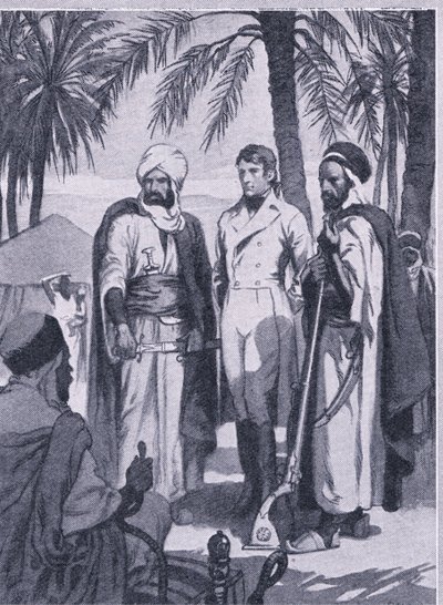 Vuonna 1853 David Livingstone pienen alkuperäisväestön kanssa lähti 1000 mailin matkalle soiden ja metsien halki, Newnesin julkaisema Newnes Pictorial Knowledge, noin 1950-luku (litho) tekijältä John Harris Valda