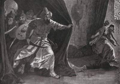 Kuninkaallisen kaartin kapina Damaskoksessa (litografia) tekijältä John Harris Valda