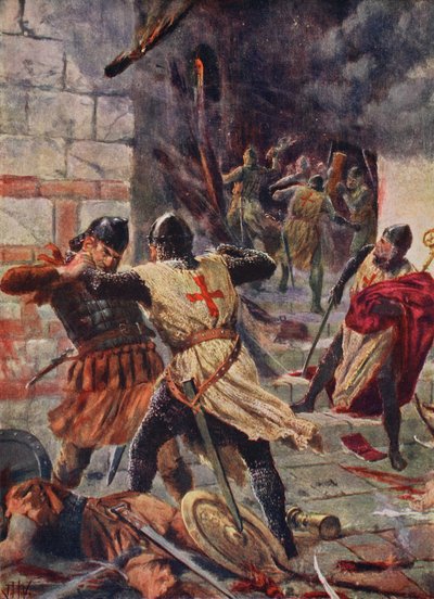 Konstantinopolin valtaus ristiretkeläisten toimesta tekijältä John Harris Valda