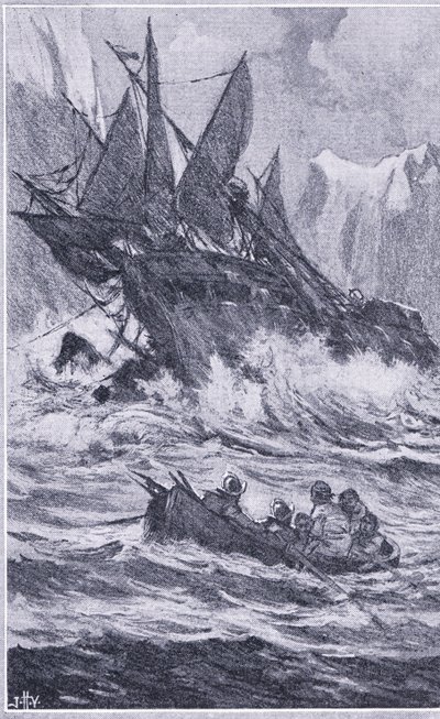 Vittoria teki ensimmäisen maailmanympärimatkan syyskuussa 1522, Newnes Pictorial Knowledge, julkaisija Newnes, n. 1950-luku. tekijältä John Harris Valda