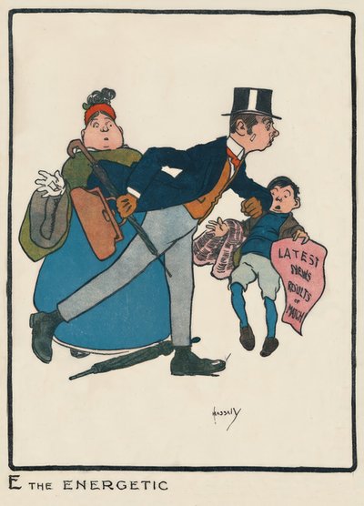 E energinen / J. Hassall / Zeichnung, 1903 tekijältä John Hassall