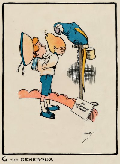G antelias / J. Hassall / Zeichnung, 1903 tekijältä John Hassall
