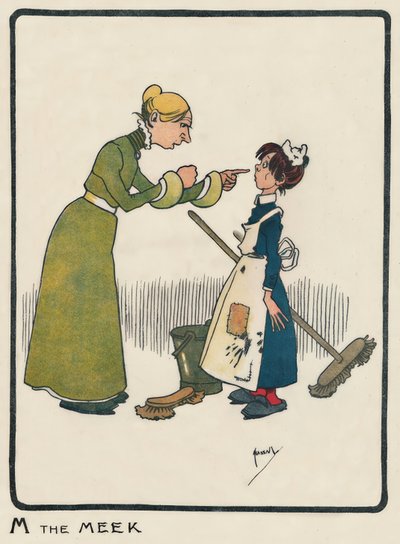 M the Meek / J. Hassall / Zeichnung, 1903 tekijältä John Hassall