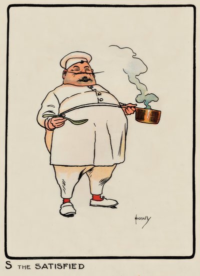 S the Satisfied / J. Hassall / Zeichnung, 1903 tekijältä John Hassall