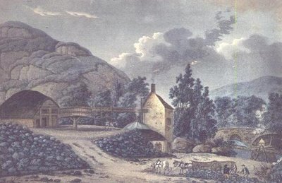 Coal Works - näkymä lähellä Neathia Glamorganshiressä, Etelä-Walesissa tekijältä John Hassell