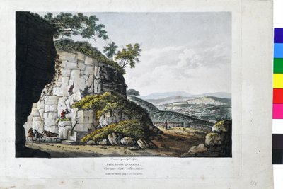 Vapaat kivilouhokset. Näkymä lähellä Bathia, Somersetshire tekijältä John Hassell