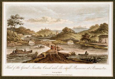 Grand Junction Canal, Braunston, Northamptonshire, 1819 tekijältä John Hassell