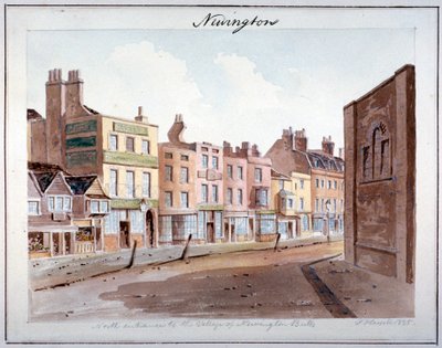 Newington, Southwark, Lontoo, 1825 tekijältä John Hassell