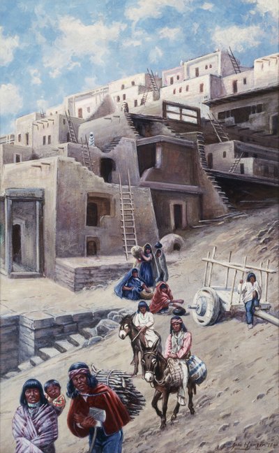 Pueblo Village, 1900 tekijältä John Hauser