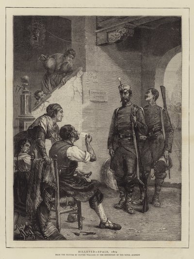 Billeted, Espanja, 1874 tekijältä John Haynes Williams