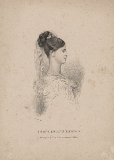 Frances Ann Kemble, Childs und Inmanin litos tekijältä John Hayter