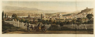 Panoraamanäkymä Tiflisiin, 1827 tekijältä John Heaviside Clark
