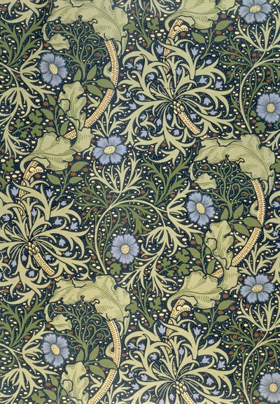 Merilevätapetti, jonka on suunnitellut John Henry Dearle (1860-1932) Morris and Companylle, 1901 tekijältä John Henry Dearle