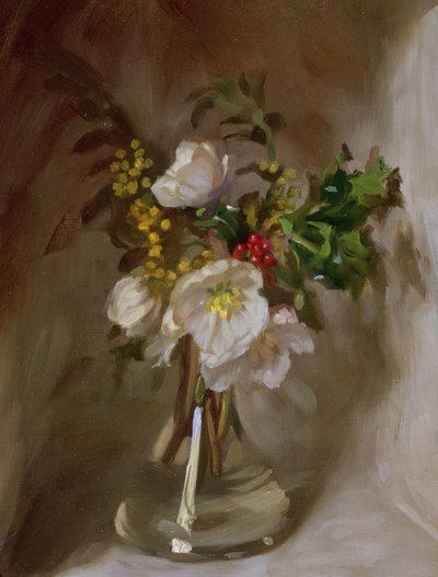 Talvikukat (öljy aluksella) tekijältä John Henry Lorimer
