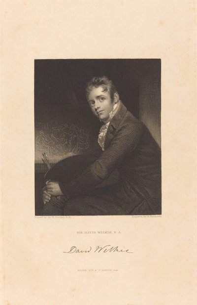 Sir David Wilkie, R.A. tekijältä John Henry Robinson after Sir William Beechey