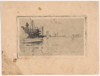 Coal Dock, Bridgeport tekijältä John Henry Twachtman