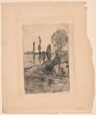 Ranskalainen maisema tekijältä John Henry Twachtman