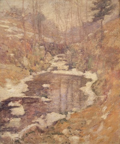 Hemlock Pool, noin 1900 tekijältä John Henry Twachtman