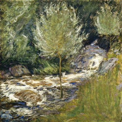 Horseneck Falls, Greenwich, Connecticut, tekijältä John Henry Twachtman