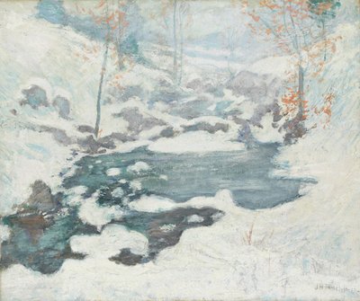 Icebound, noin 1889 tekijältä John Henry Twachtman